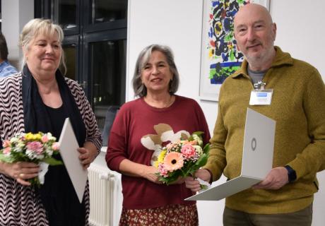 von links: Elfi Wolff, Barbara Richstein, Thomas Hardt